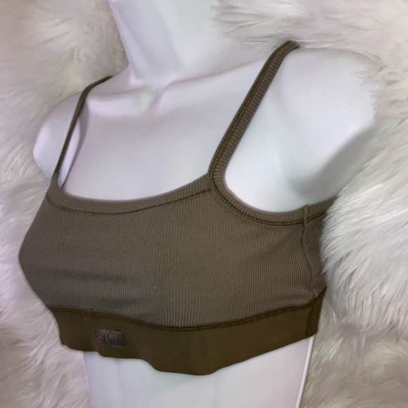 SKIMS Brown Ribbed Bra - Picture 2 of 8
